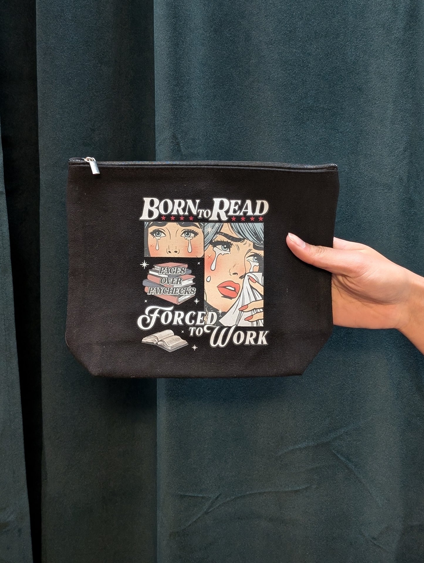 Born To Read Travel Bag