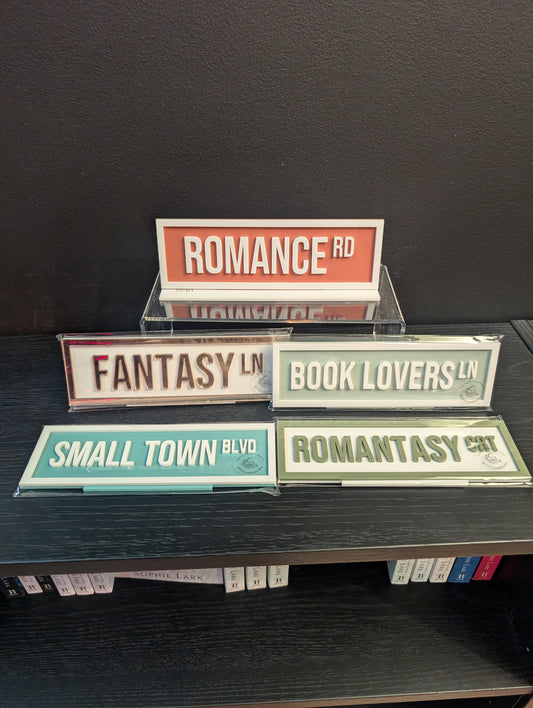 Bookish Shelf Sign's