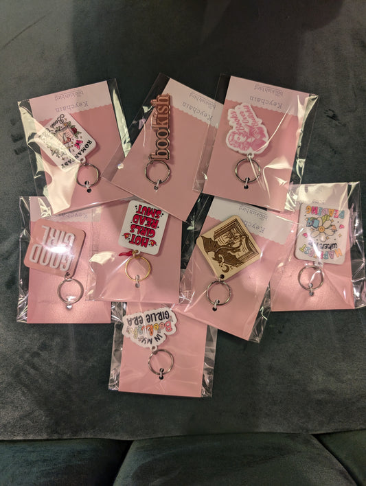 Bookish Keychains