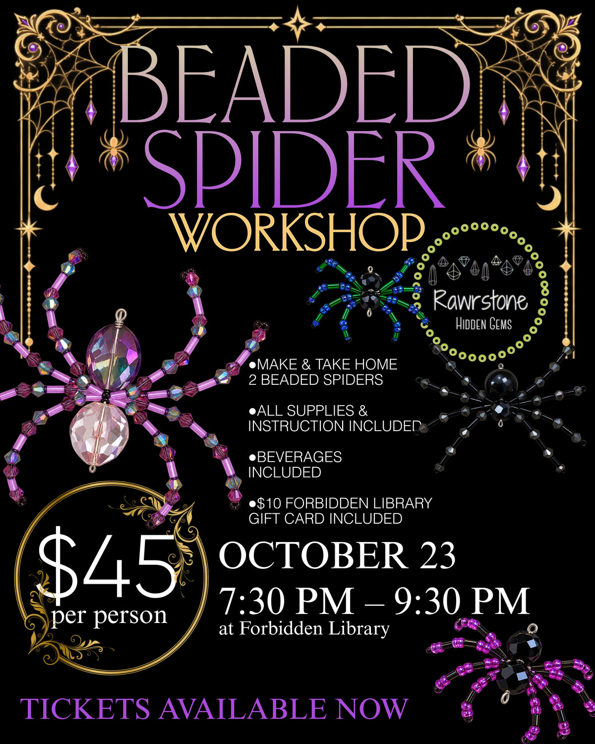 Beaded Spider Workshop