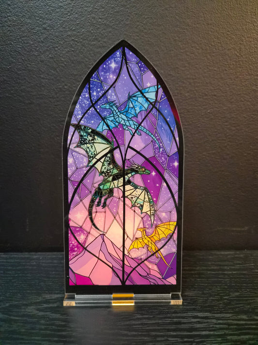 Dragon Candle Holder Shelf Sign