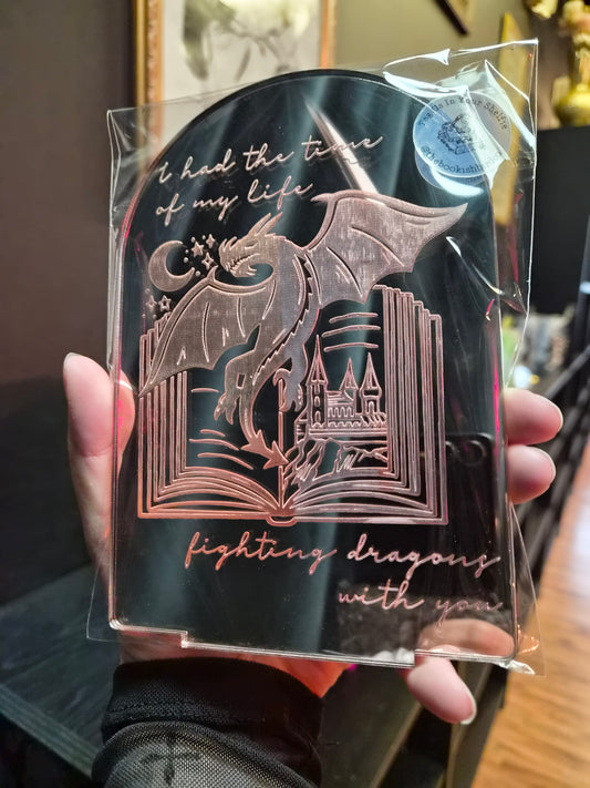 Fighting Dragon Sign (Rose Gold)
