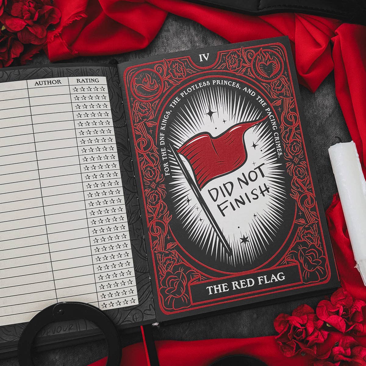 A Little Wicked Reading Journal (Original Artwork) for Readers