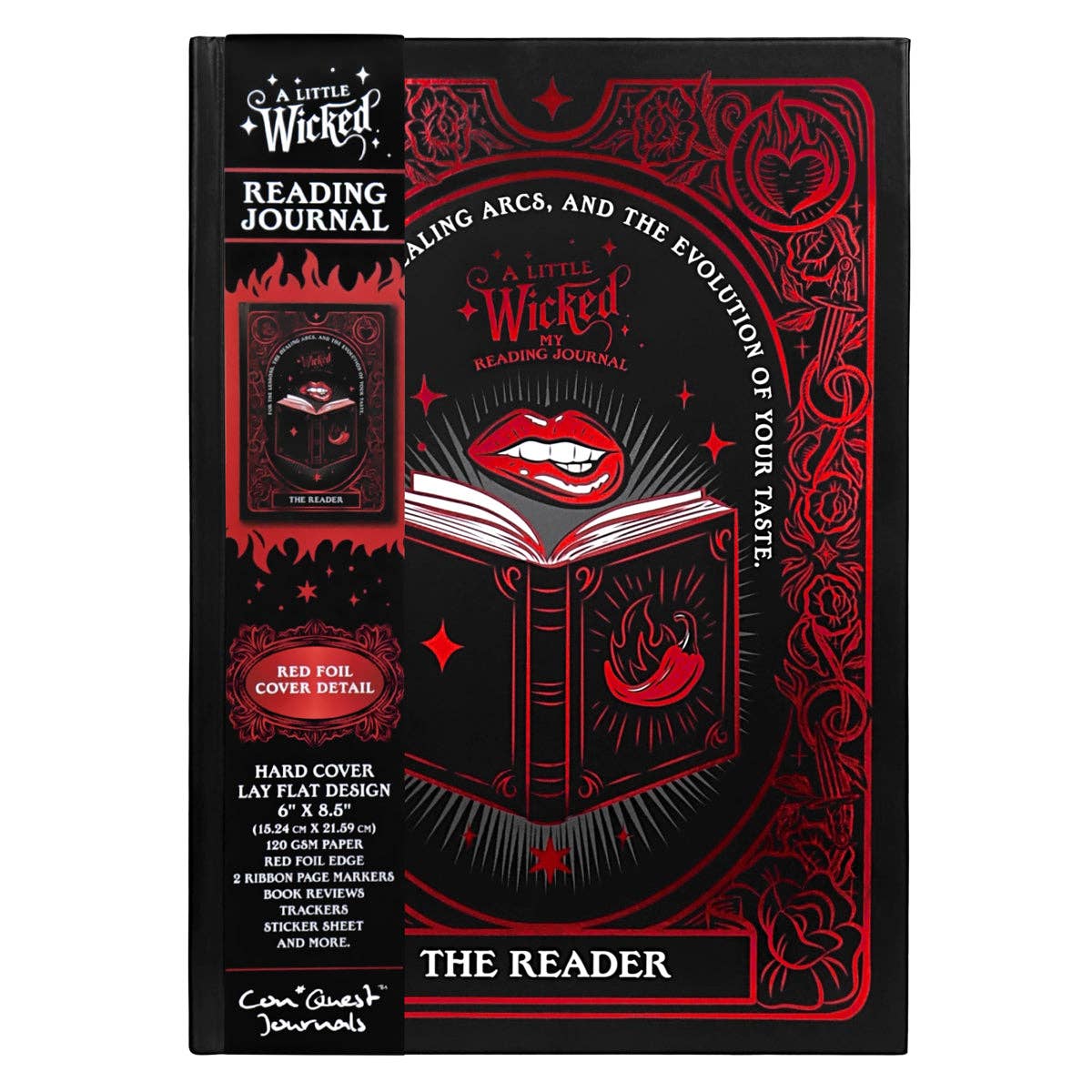 A Little Wicked Reading Journal (Original Artwork) for Readers