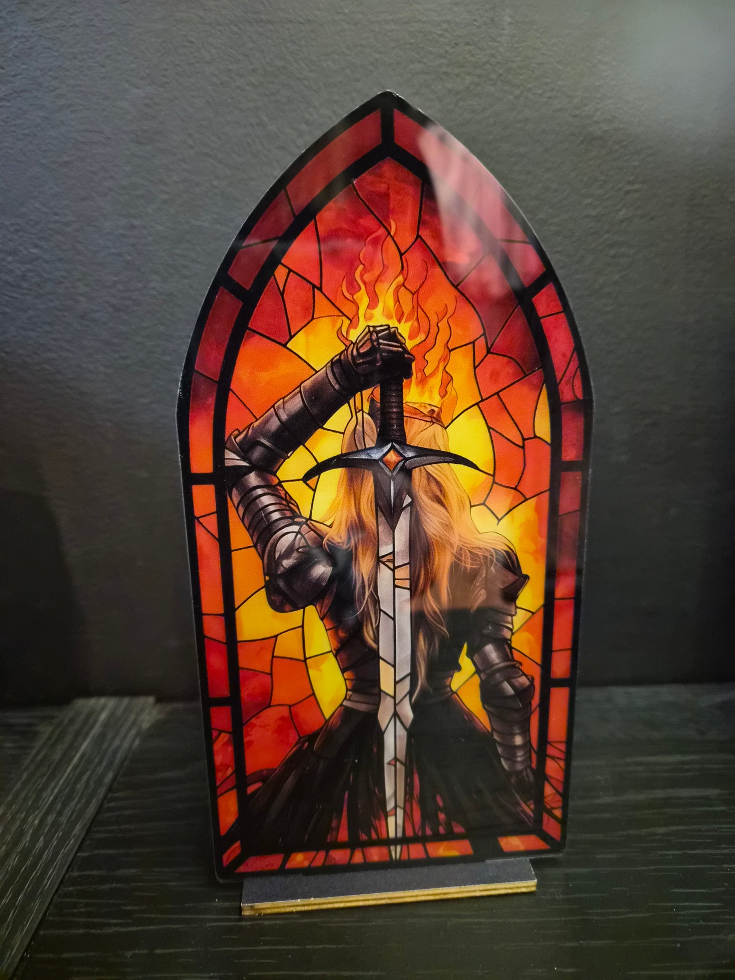 Candle Holder Shelf Sign