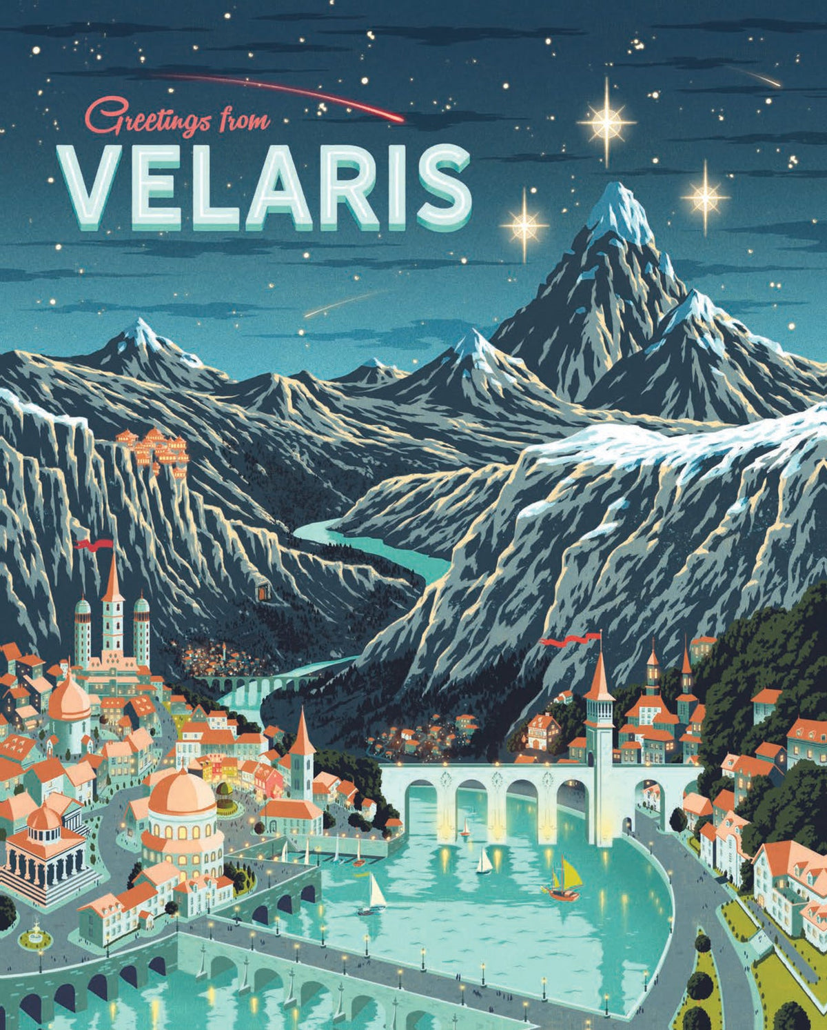 A Court of Thorns and Roses Velaris 1000-Piece Puzzle