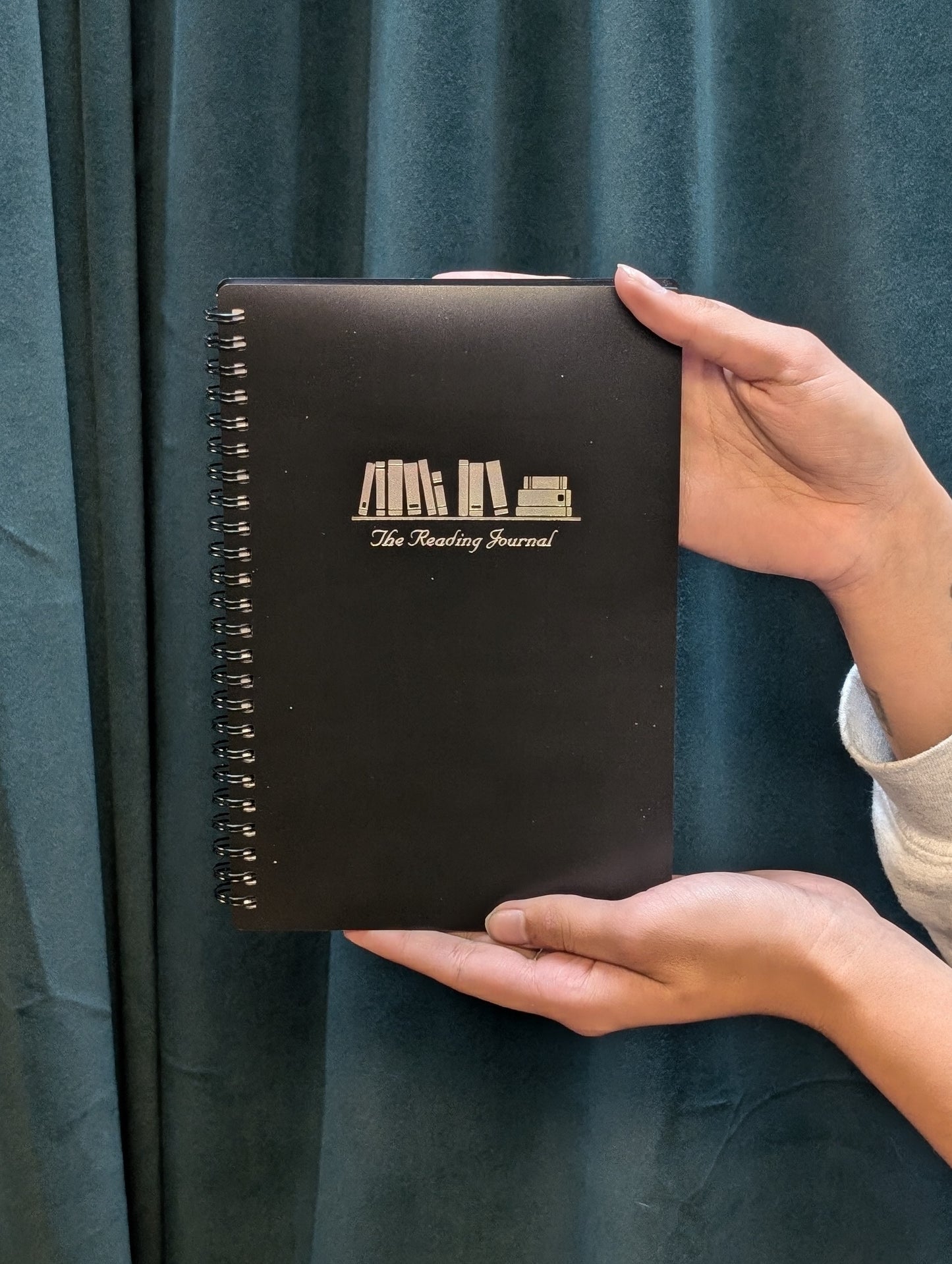 Black & Silver Reading Journal