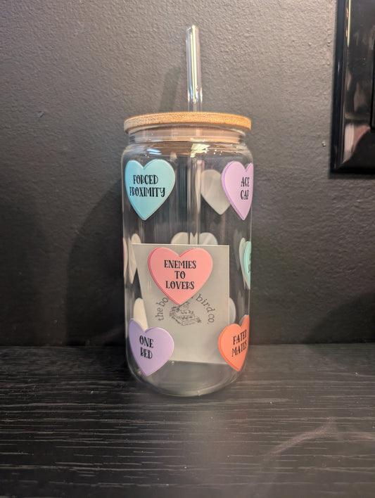 Trope Heart Glass Cup