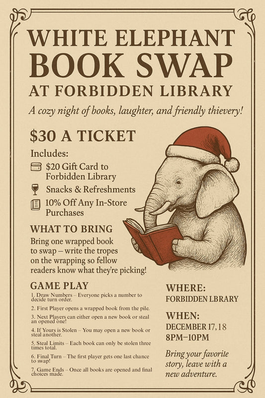 White Elephant Book Swap Event