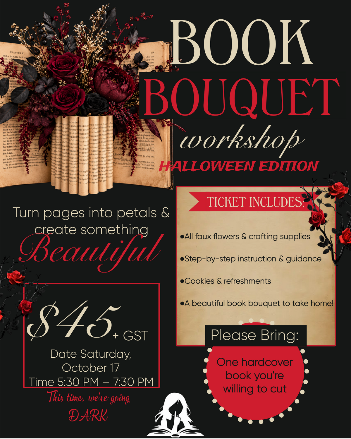 Book Bouquet (Halloween Edition)