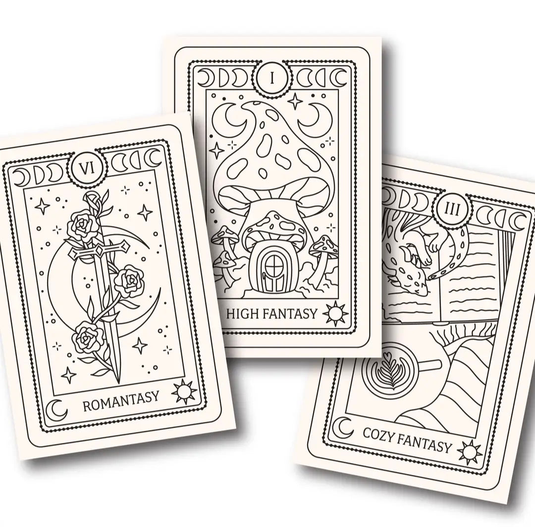 Tarot Colouring Books