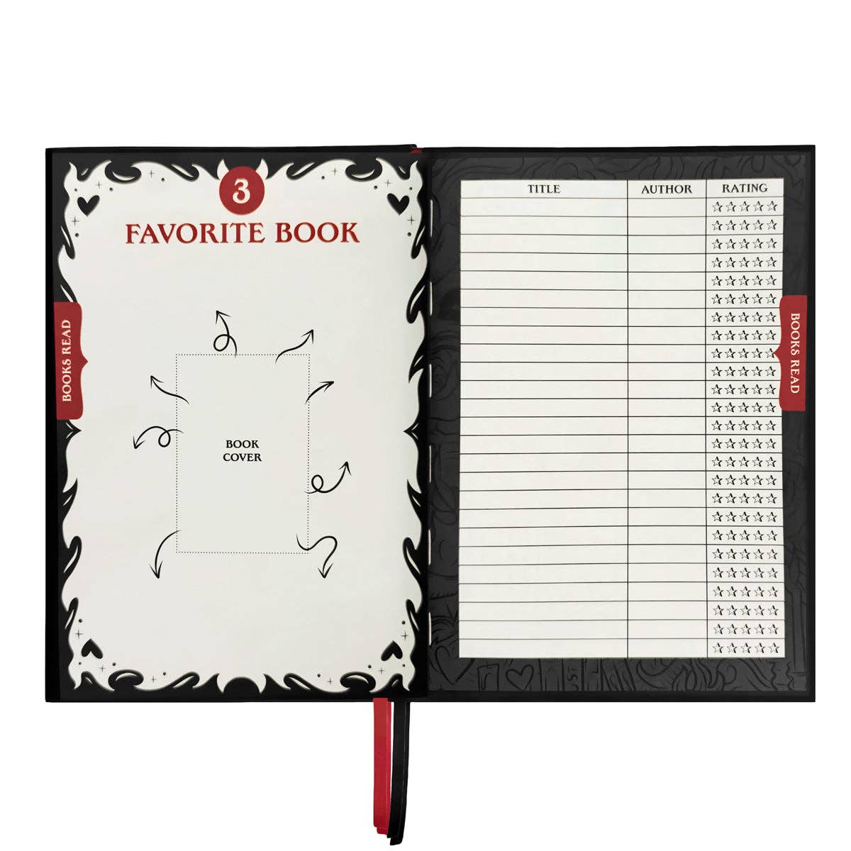 A Little Wicked Reading Journal (Original Artwork) for Readers