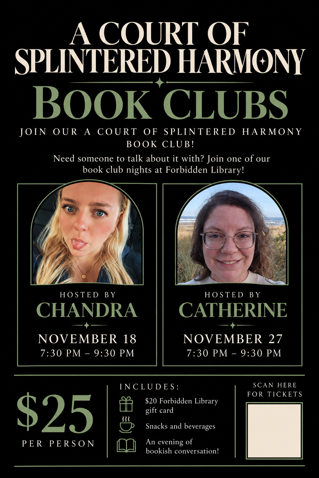 A Court of Splintered Harmony Book Clubs